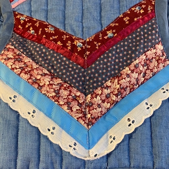 Handmade Fall Winter Quilted Vest For Toddlers Fits Like 12-18 Months (1334) - Picture 4 of 11